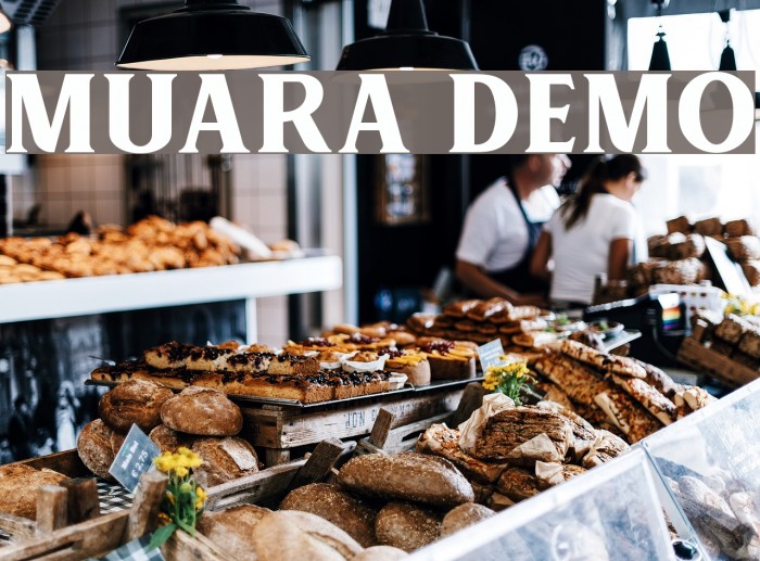 MUARA DEMO Font examples