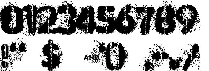 MUDSHAKE 83 Font OTHER CHARS