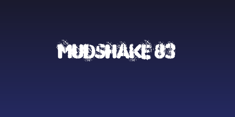 MUDSHAKE 83 Social Header
