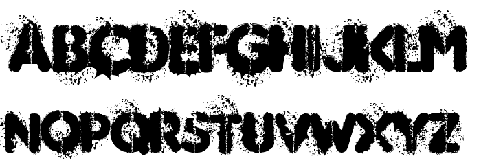MUDSHAKE 83 Font LOWERCASE