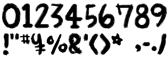MUKOKUSEKI KITCHEN Font OTHER CHARS