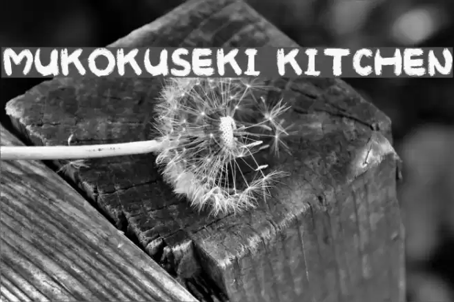 MUKOKUSEKI KITCHEN Font examples