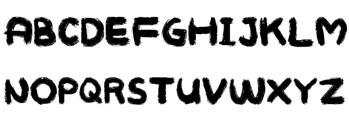MUKOKUSEKI KITCHEN Font LOWERCASE