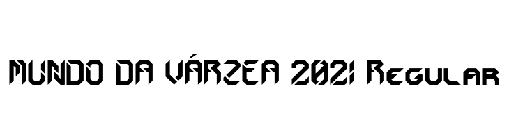 MUNDO DA VÁRZEA 2021 Regular  नि: शुल्क फ़ॉन्ट्स डाउनलोड