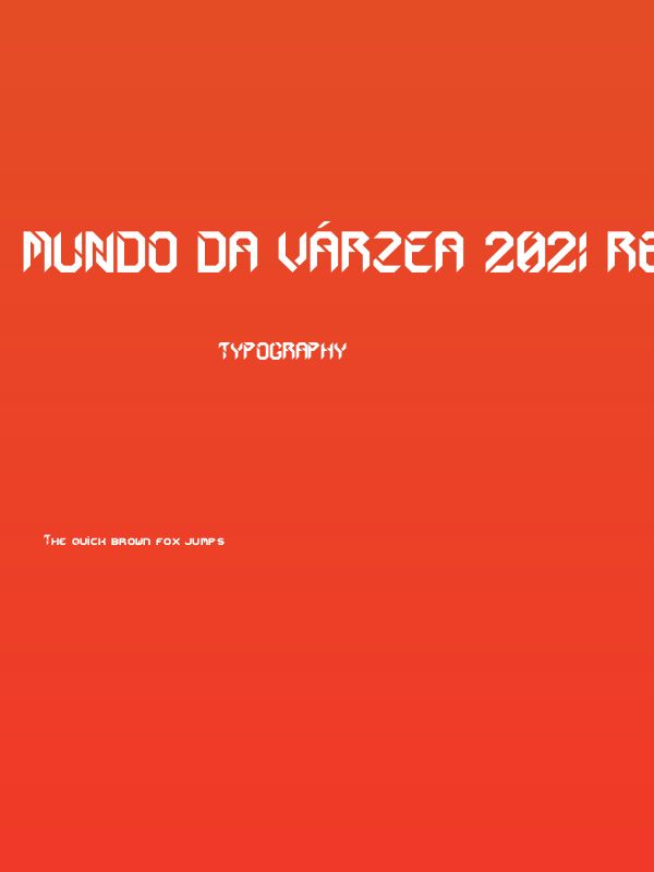MUNDO DA VÁRZEA 2021 Regular Poster