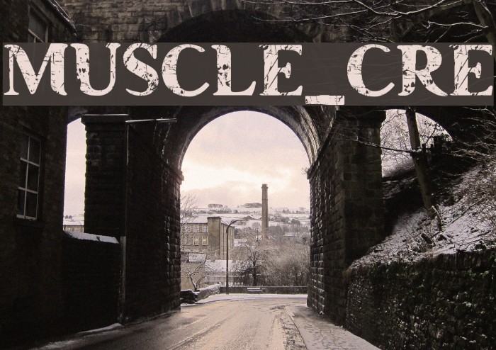 MUSCLE_CRE Font examples