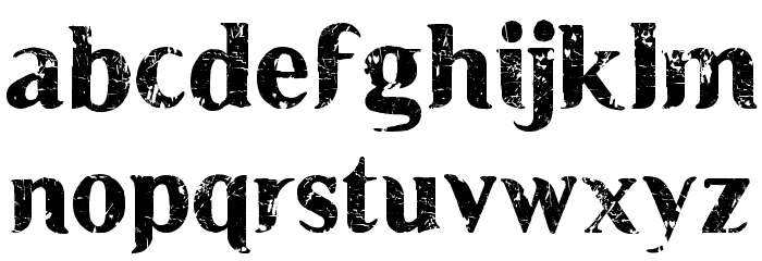 MUSCLE_CRE Font LOWERCASE