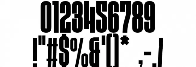 MUSCULAR STRENGTH Bold Font OTHER CHARS