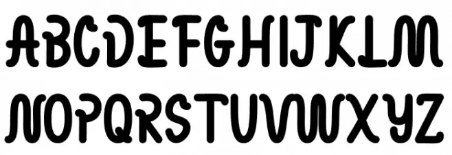 MUSHROM SANS 字体 大写