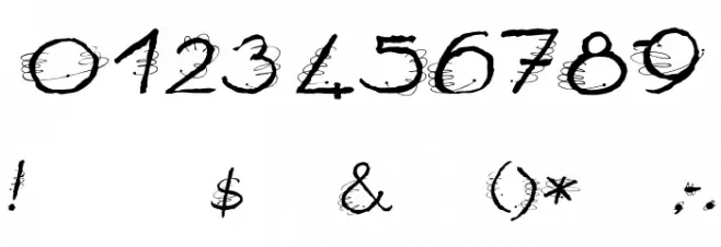 MUSSATI Font OTHER CHARS