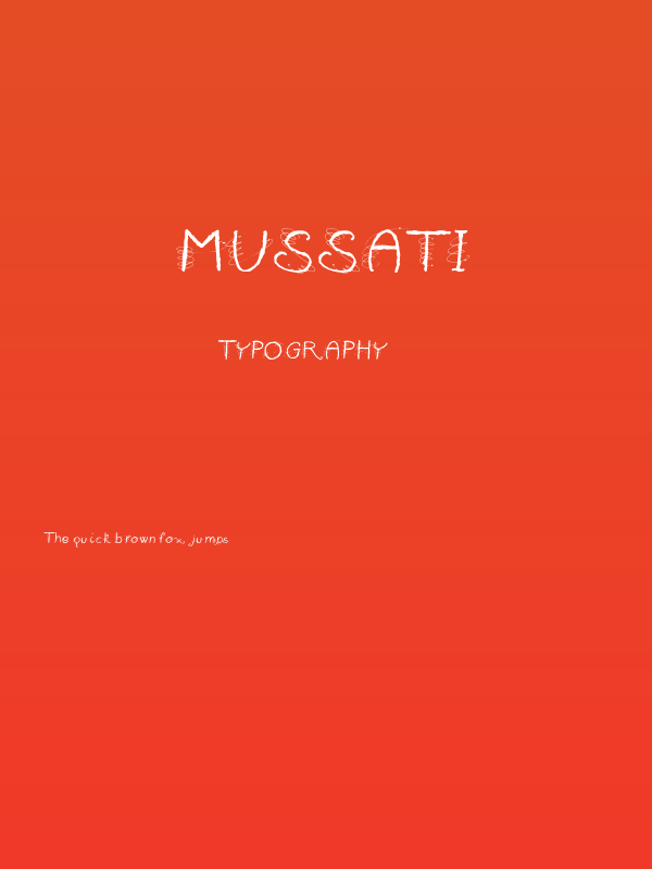 MUSSATI Poster