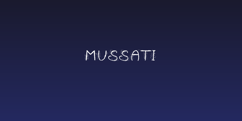 MUSSATI Social Header