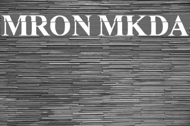 MuRdOiNk MKDA Font examples