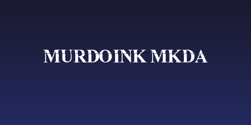 MuRdOiNk MKDA Social Header