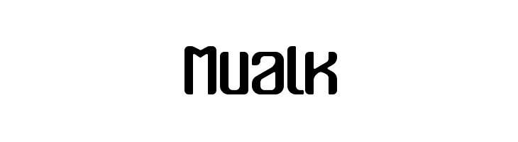 Mualk Font