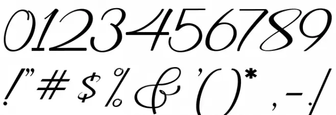 Muangthai Font OTHER CHARS