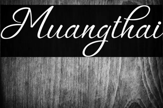 Muangthai Font examples