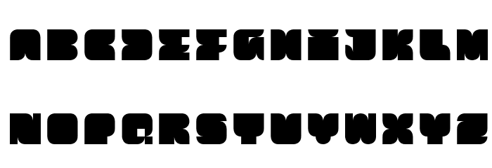 MuchBolder Font LOWERCASE