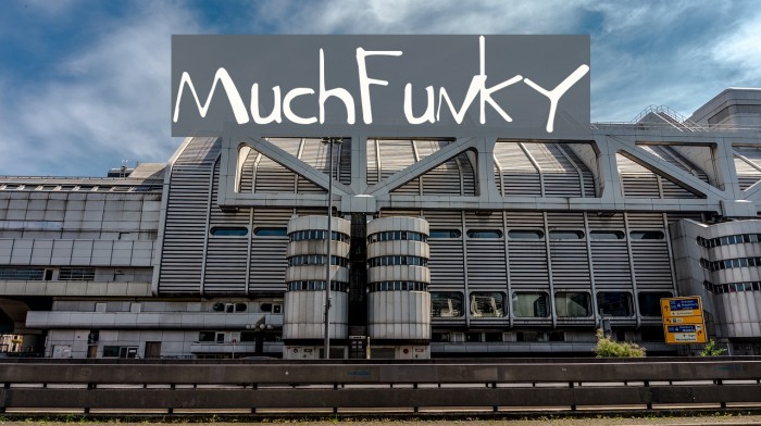 MuchFunky Font examples
