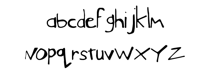 MuchFunky Font LOWERCASE