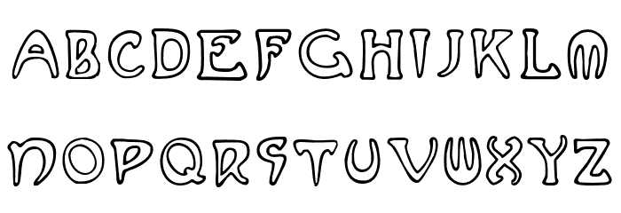 MuchaFrenchCapitals Font LOWERCASE