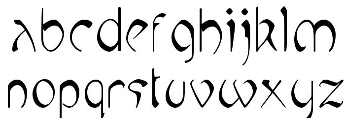 MuchaLike Font LOWERCASE