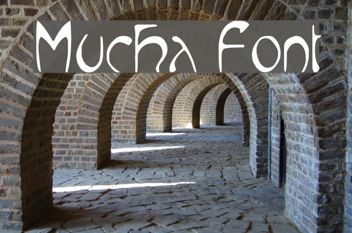 Mucha Font examples
