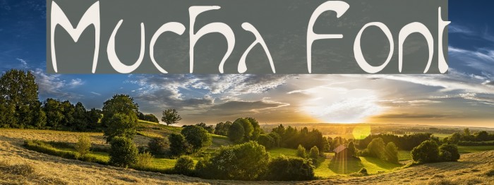 Mucha Font examples