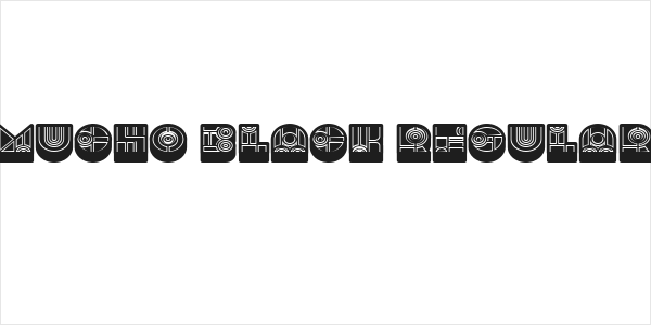 Mucho Black Regular Logo