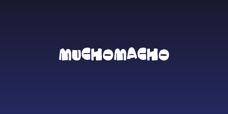 MuchoMacho Social Header