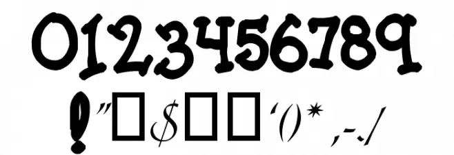 Mud Pie Font OTHER CHARS