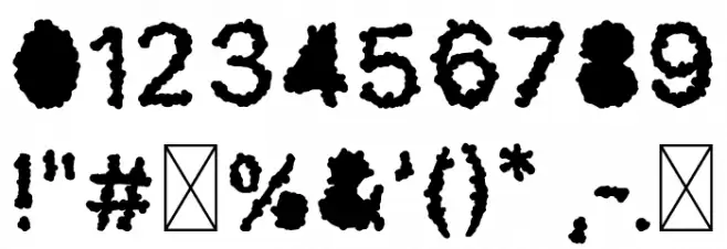 Mud Font OTHER CHARS