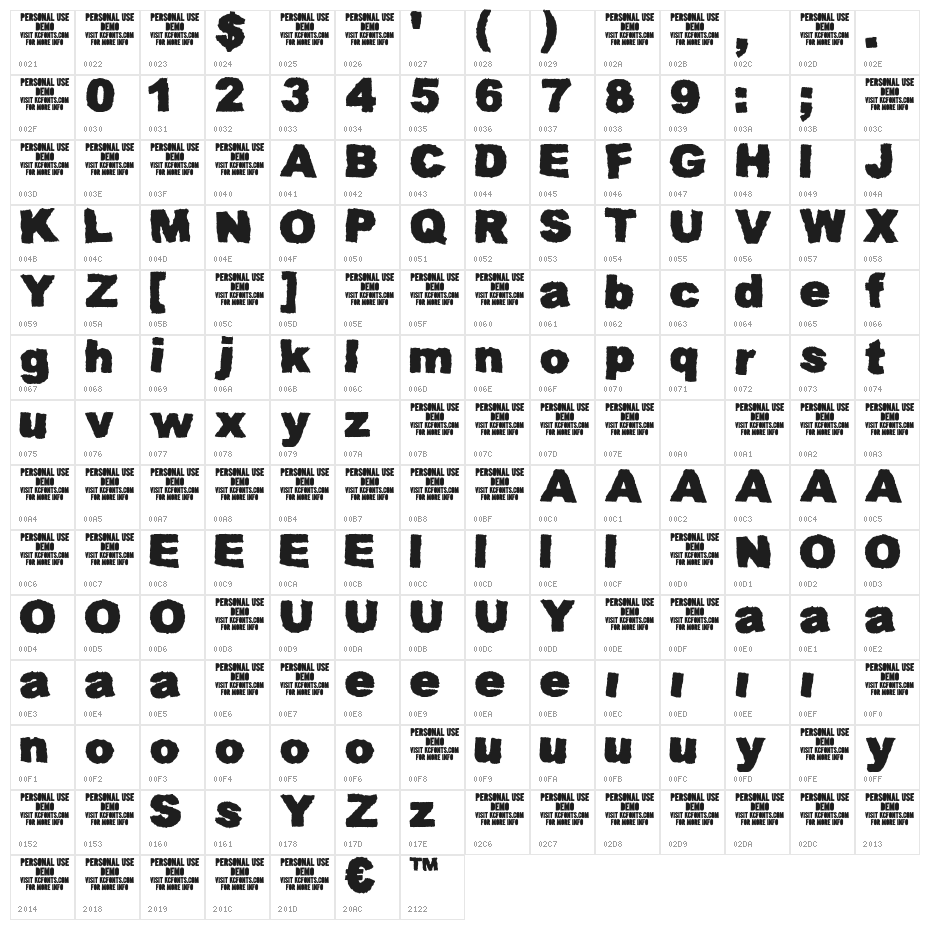 Muddy Tractor Character Map