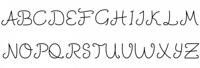 Mudica Font Litere mari