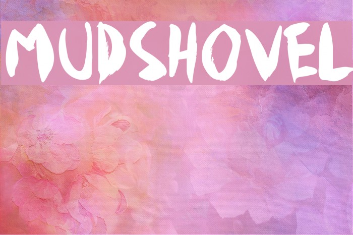 Mudshovel Font examples