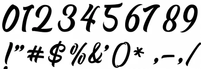 Mueband Font OTHER CHARS