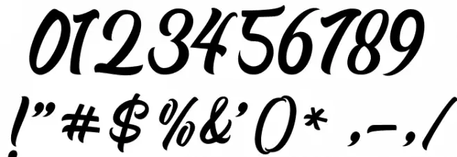 Mueband Font OTHER CHARS