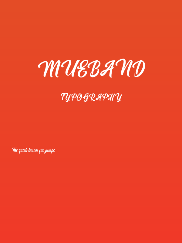 Mueband Poster