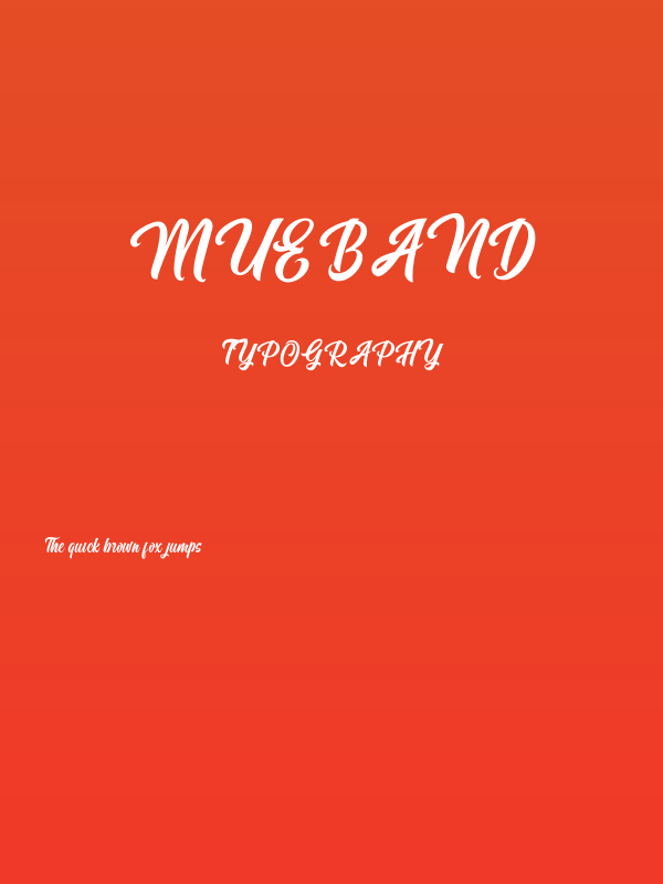 Mueband Poster