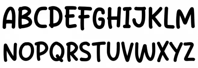 Mueda City Font UPPERCASE