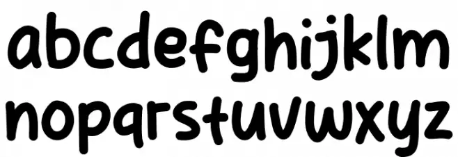 Mueda City Caratteri MINUSCOLO