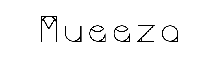 Mueeza  font caratteri gratis