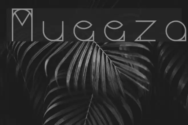 Mueeza Font examples