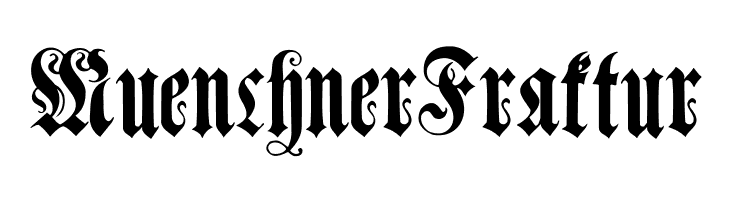 MuenchnerFraktur Font