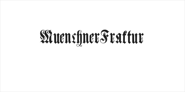 MuenchnerFraktur Logo
