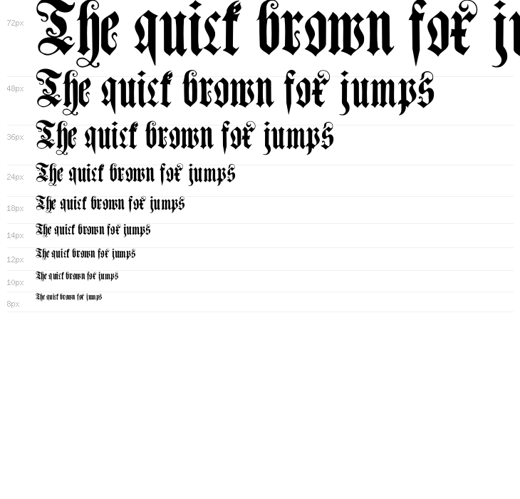 MuenchnerFraktur Waterfall