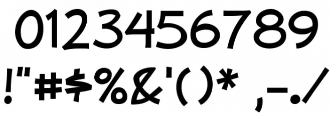 MufferawRg-Regular Font OTHER CHARS