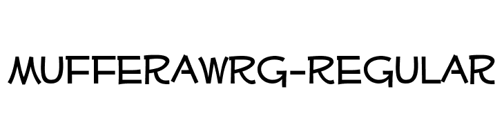 MufferawRg-Regular Шрифта