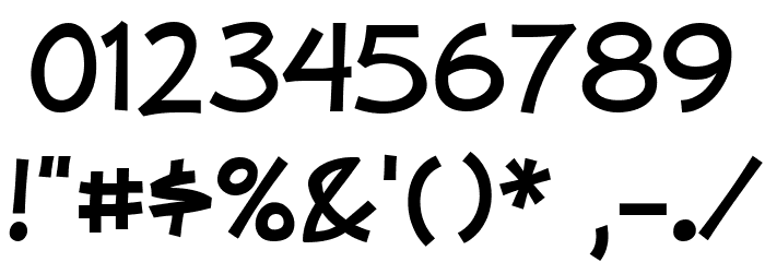 MufferawRg-Regular Font OTHER CHARS
