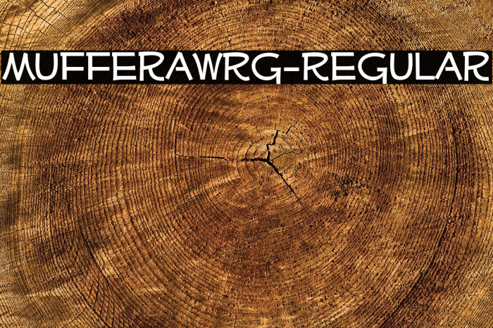 MufferawRg-Regular Font examples